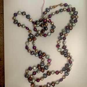 Freshwater pearl 49” necklace
